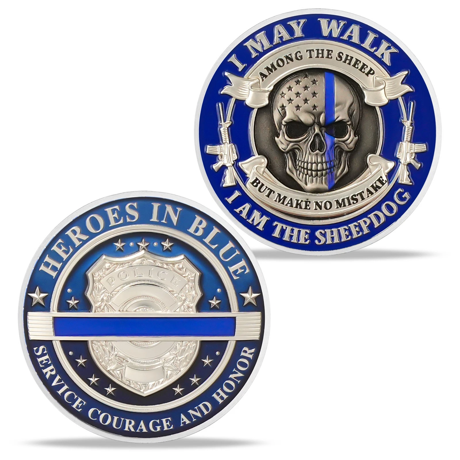 Sheepdog Police Challenge Coin