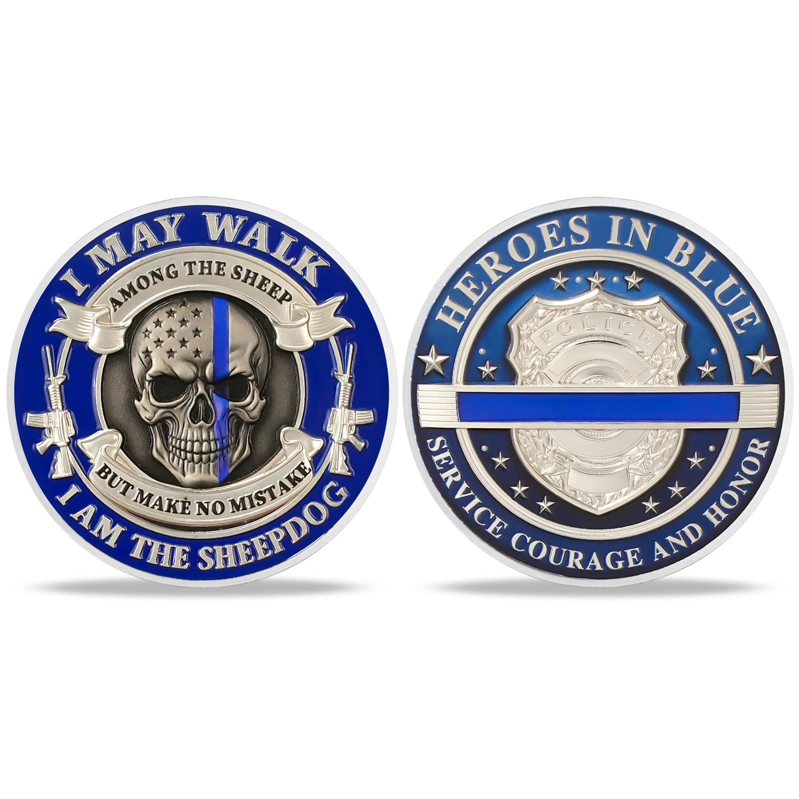 Sheepdog Police Challenge Coin