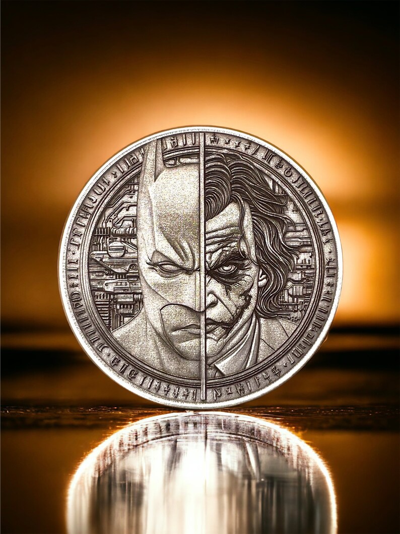 The Dark Duo - Brass Coin with Batman (Double-Sided)