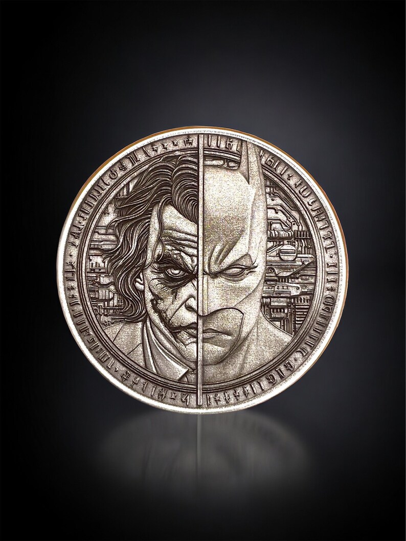 The Dark Duo - Brass Coin with Batman (Double-Sided)