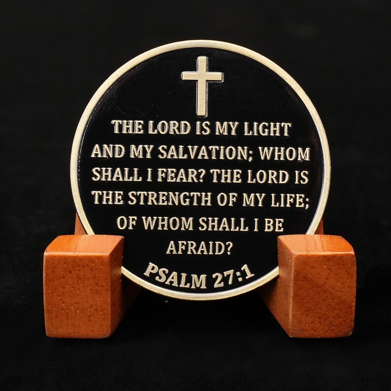 Cross Bible Prayer Coin