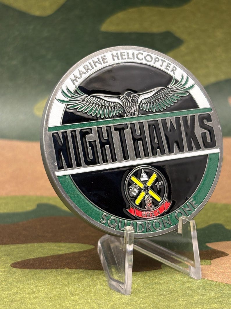USMC HMX-1 Nighthawks Challenge Coin