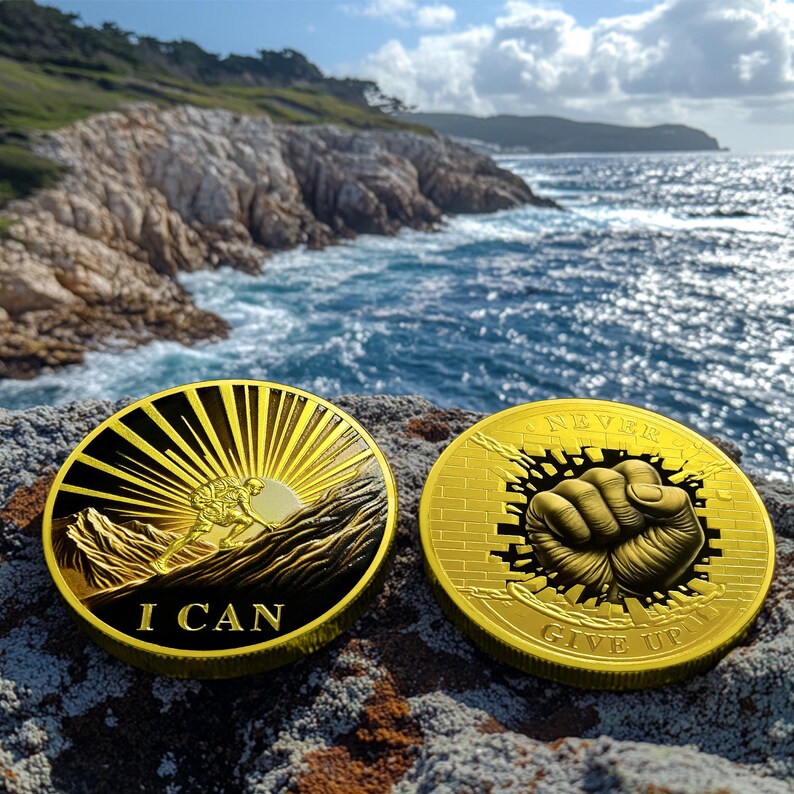 I Can Do It Momento Vivere Positive Motivational Token Empowering Gift for Men Women