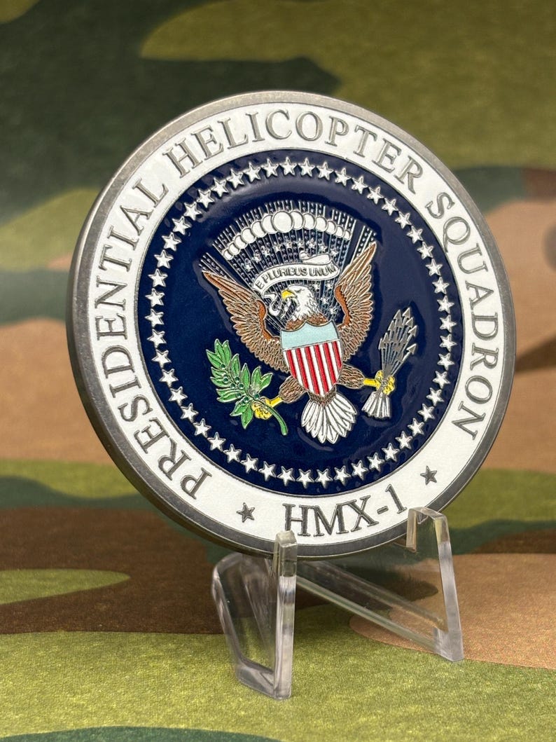 USMC HMX-1 Nighthawks Challenge Coin