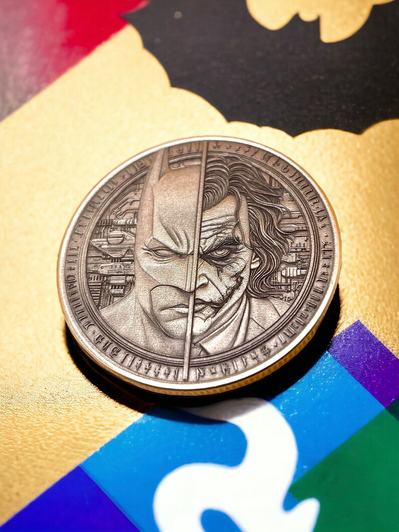 The Dark Duo - Brass Coin with Batman (Double-Sided)