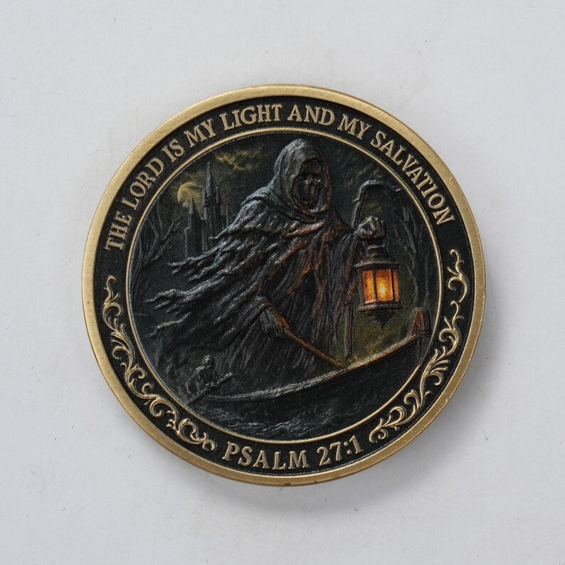 Cross Bible Prayer Coin