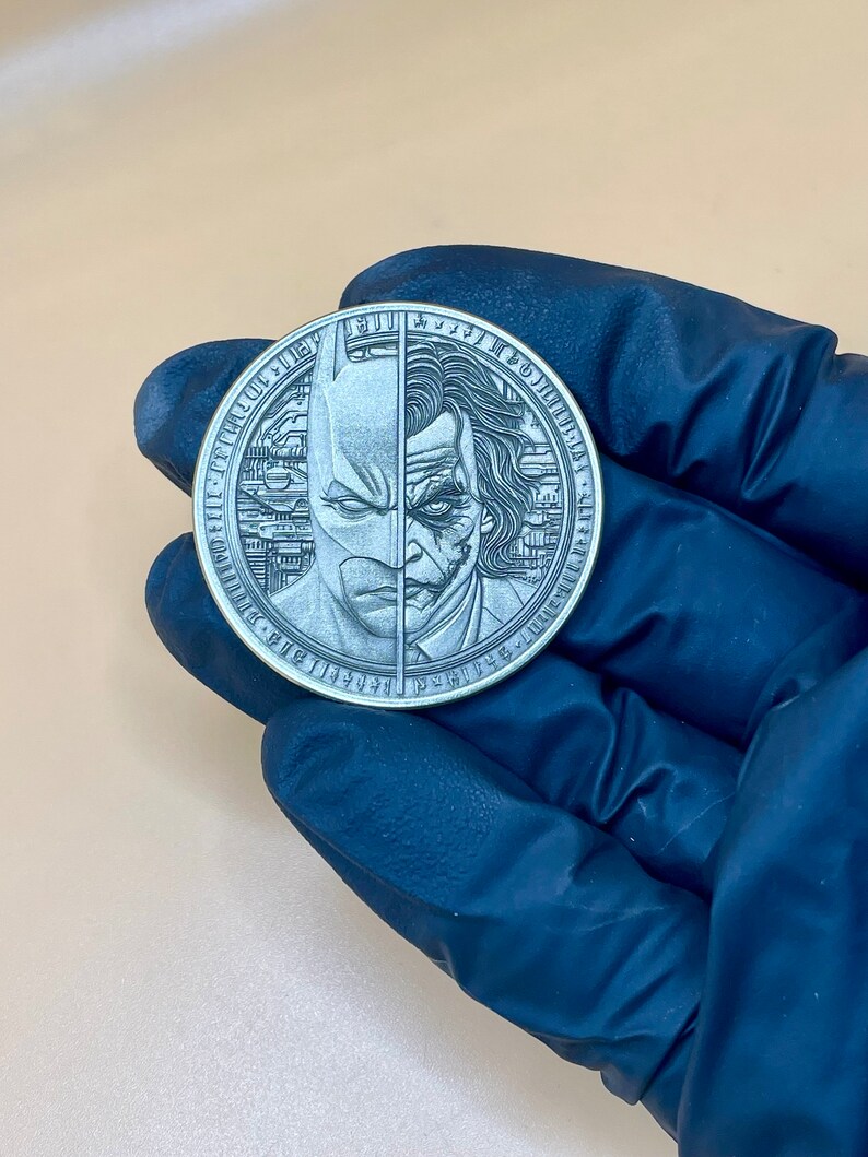 The Dark Duo - Brass Coin with Batman (Double-Sided)