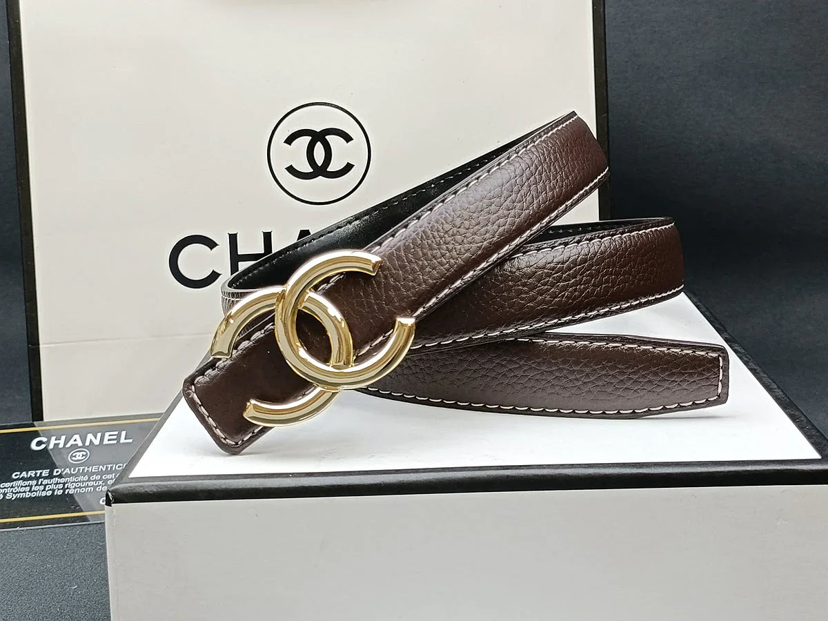 8 Colors multi-color lychee leather belt
