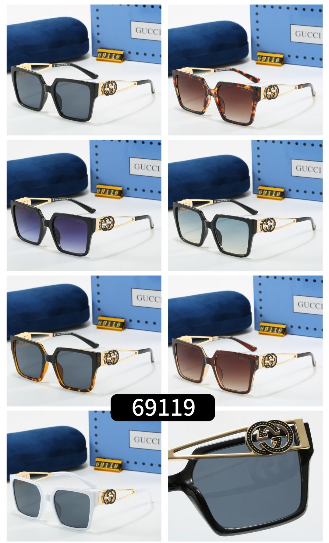 7 Colors Fashion Sunglasses—69119