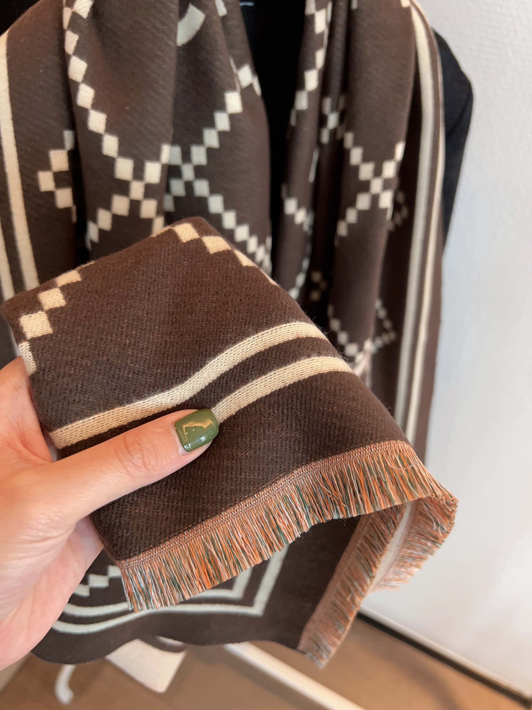 Winter pure cashmere fashion scarf