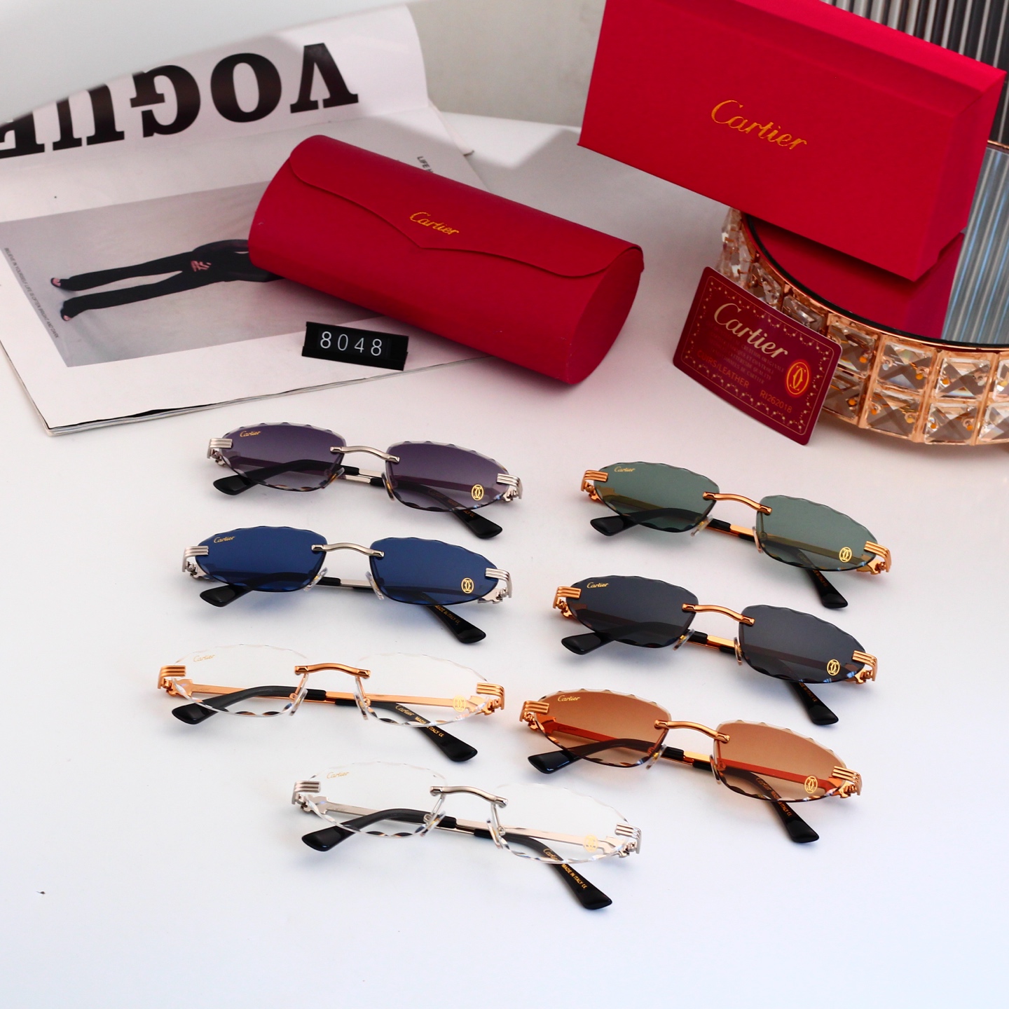 6 Colors Fashion Sunglasses 8048