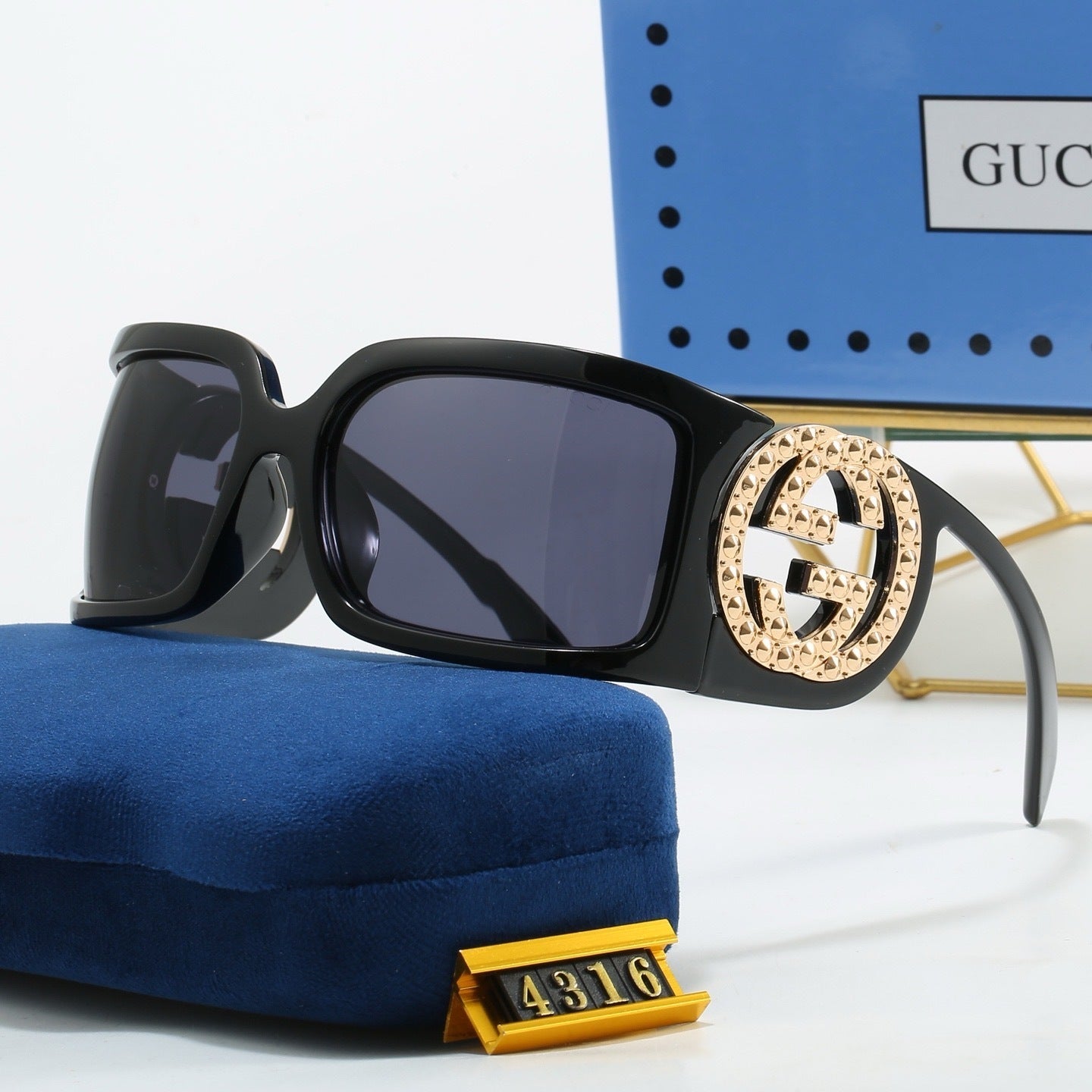 Big Frame 4 Colors Fashion Sunglasses—4316