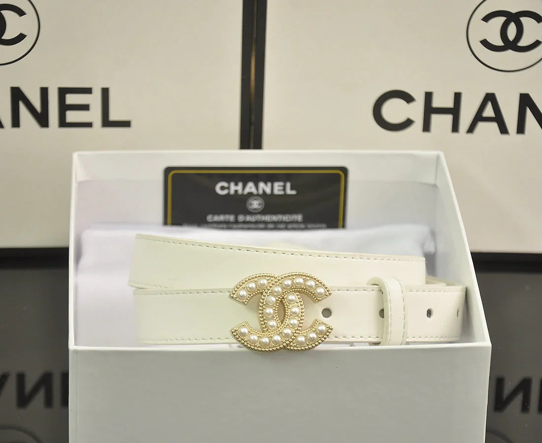 4 Colors fashion pearl belt