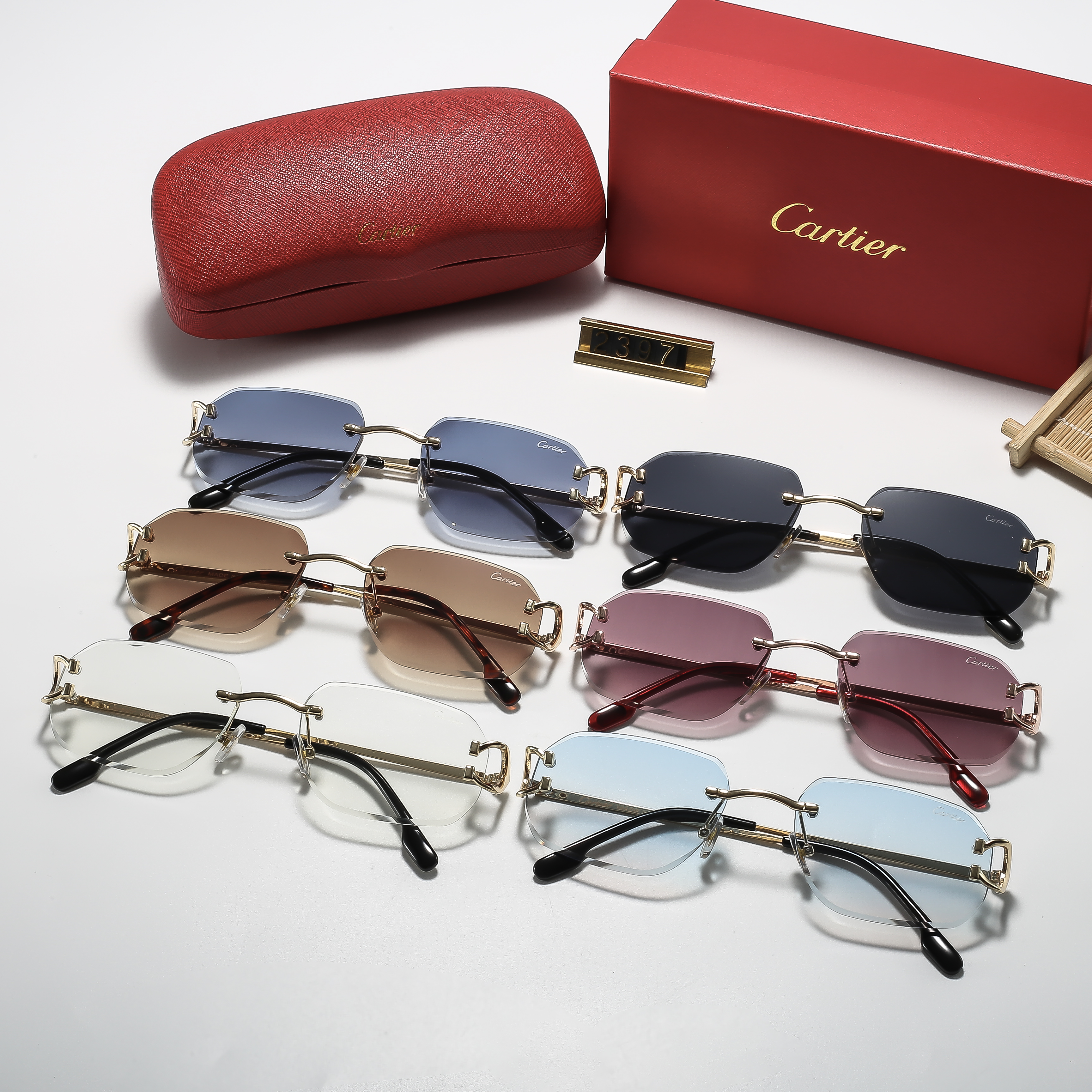 5 Colors Fashion Sunglasses 2397