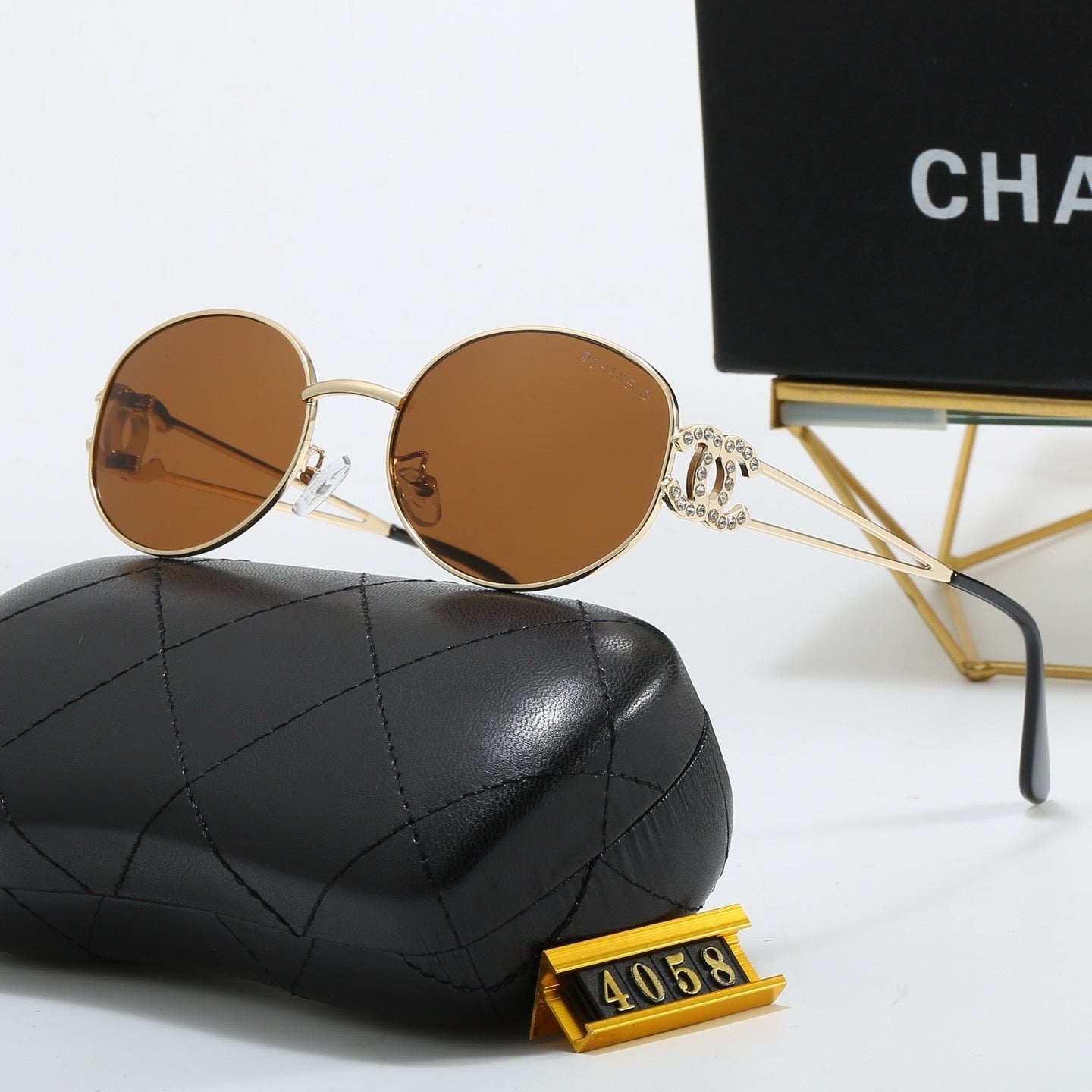 Diamond Round 5 Colors Fashion Sunglasses—4058