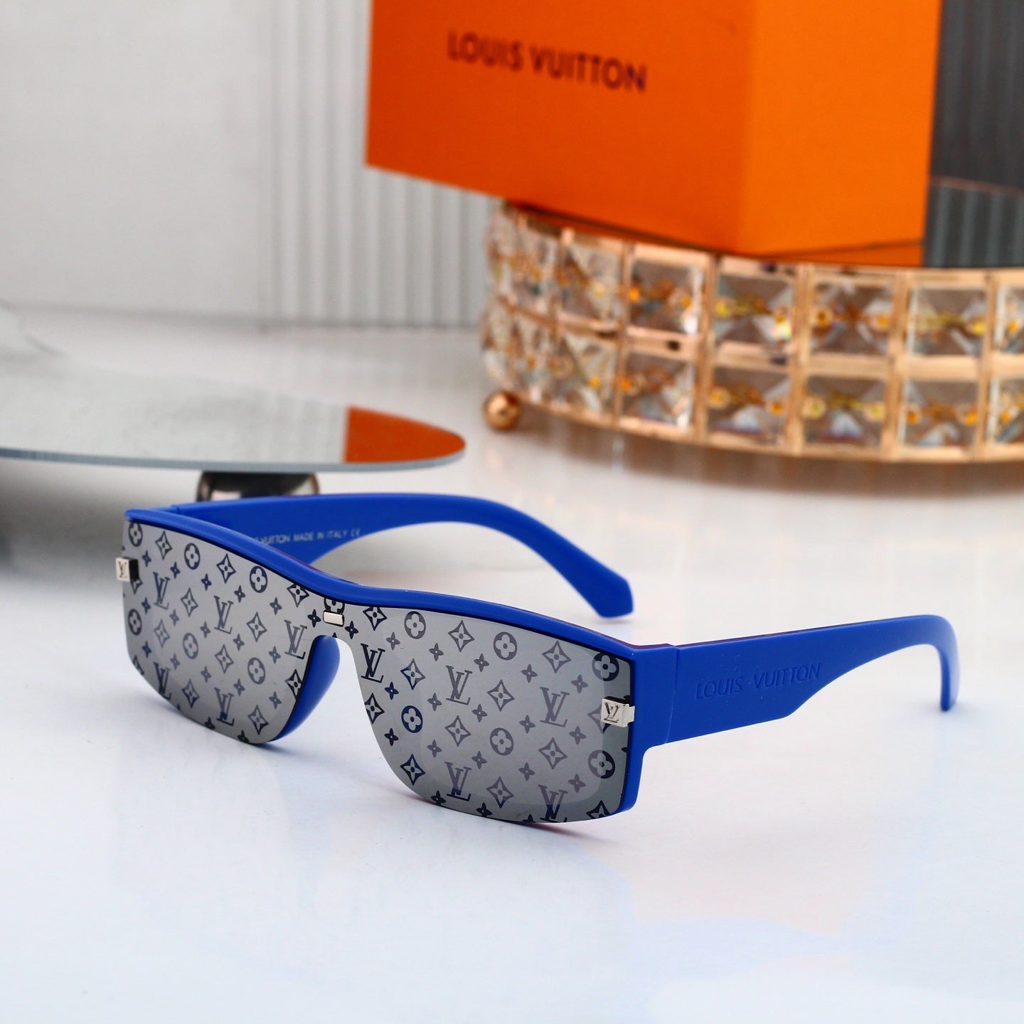 5 Colors Printed Fashion Sunglasses—2057