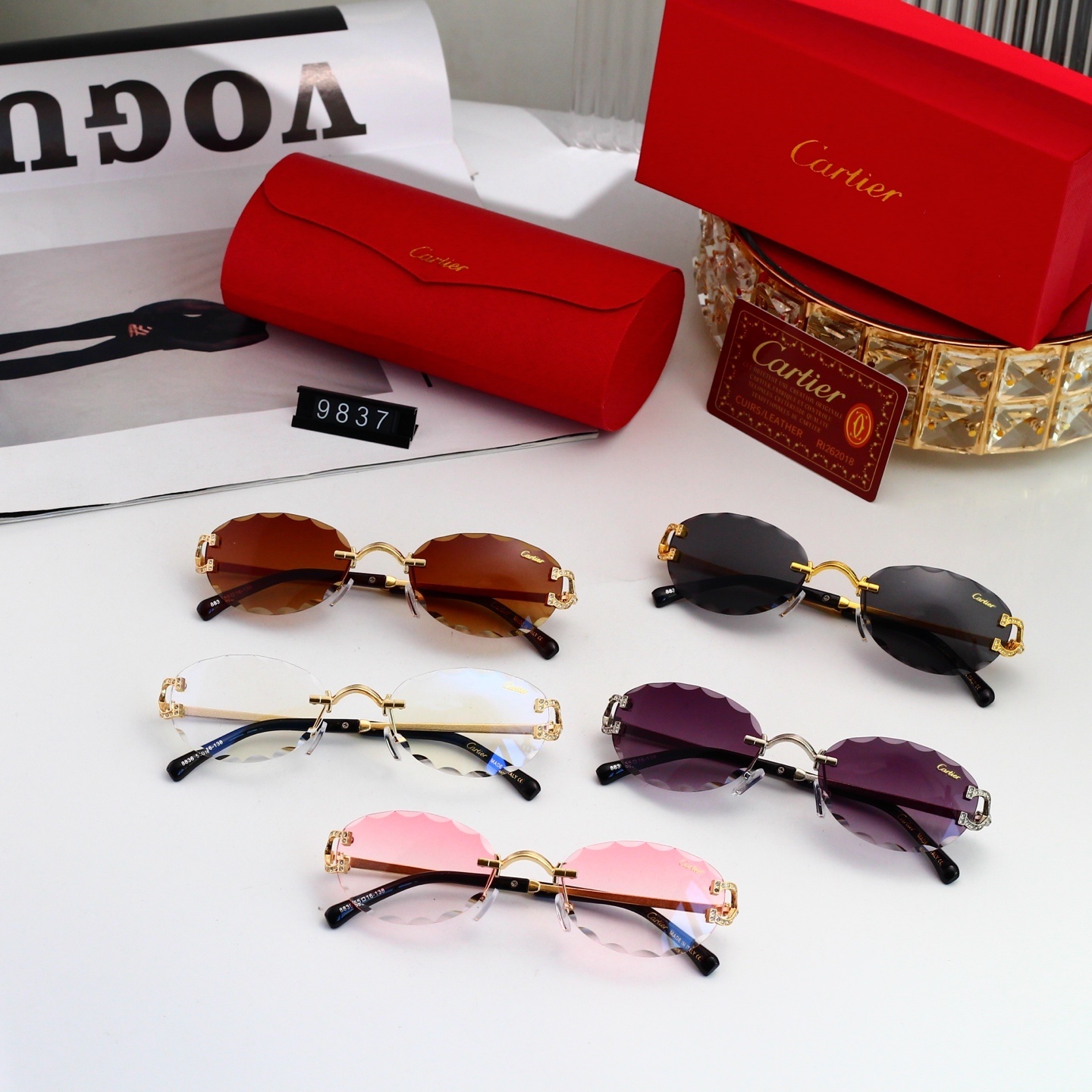 5 Colors Fashion Sunglasses—9837