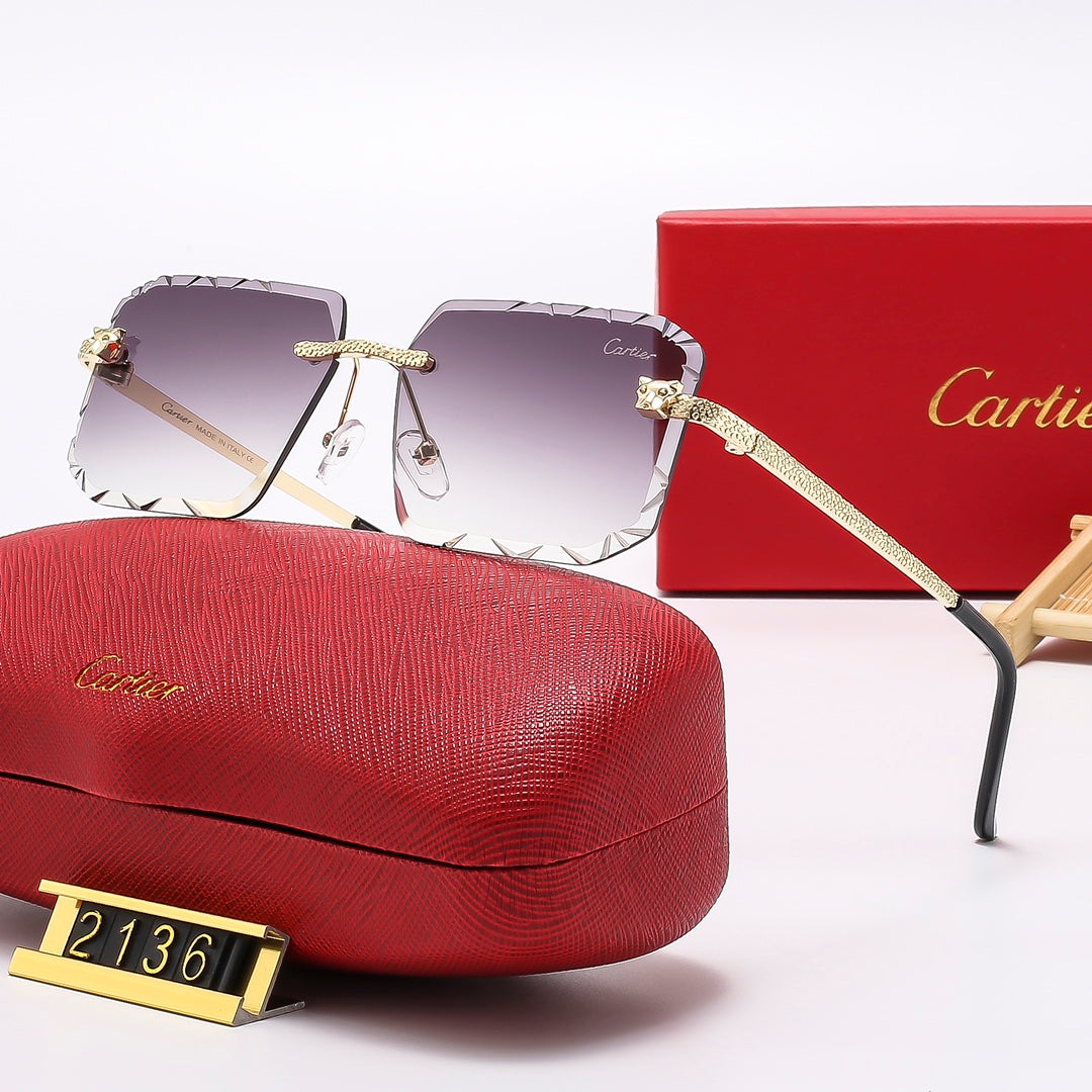Diamond Cut Fashion Gradient Sunglasses 2136