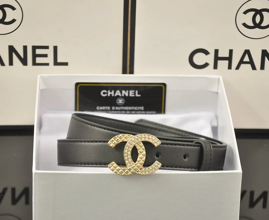 4 Colors fashion half rhinestone belt