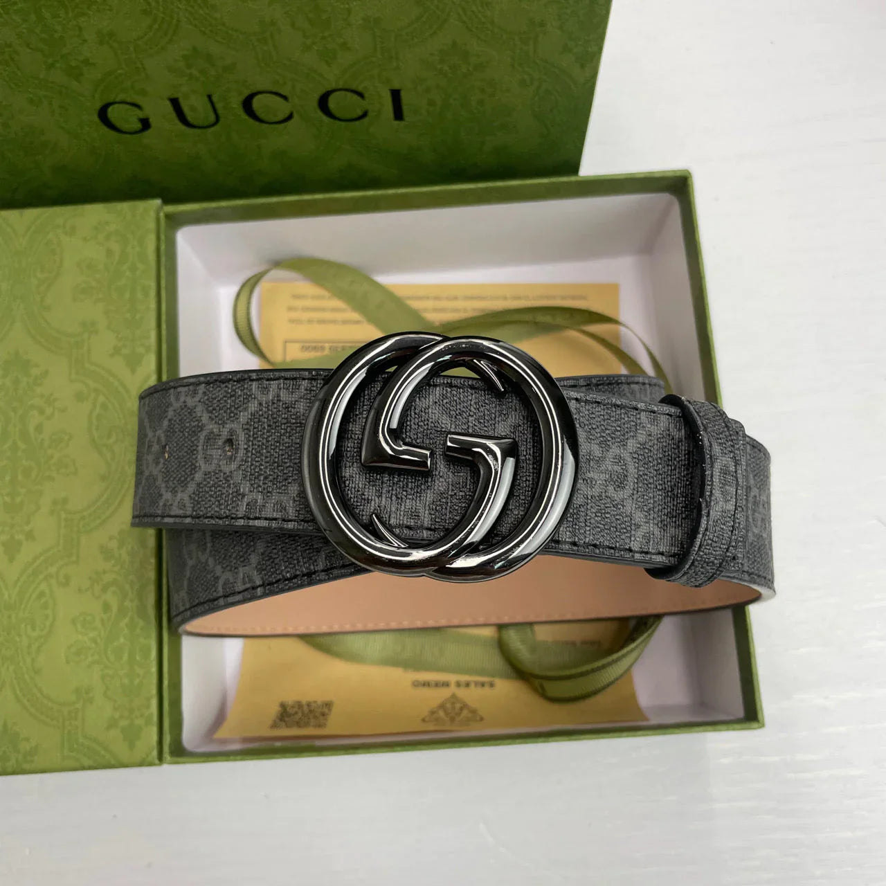 4 Colors Classic pattern printed belt