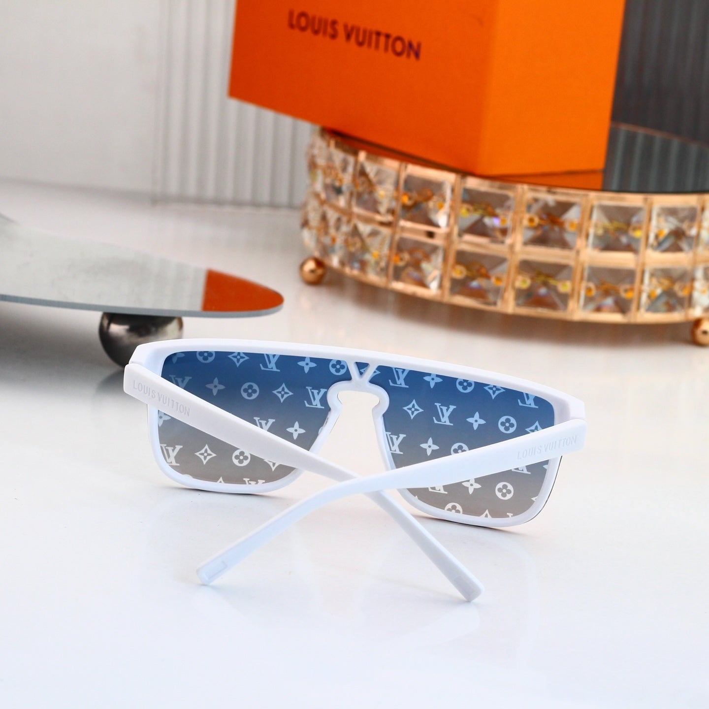 9 Colors Printed Fashion Sunglasses—1082