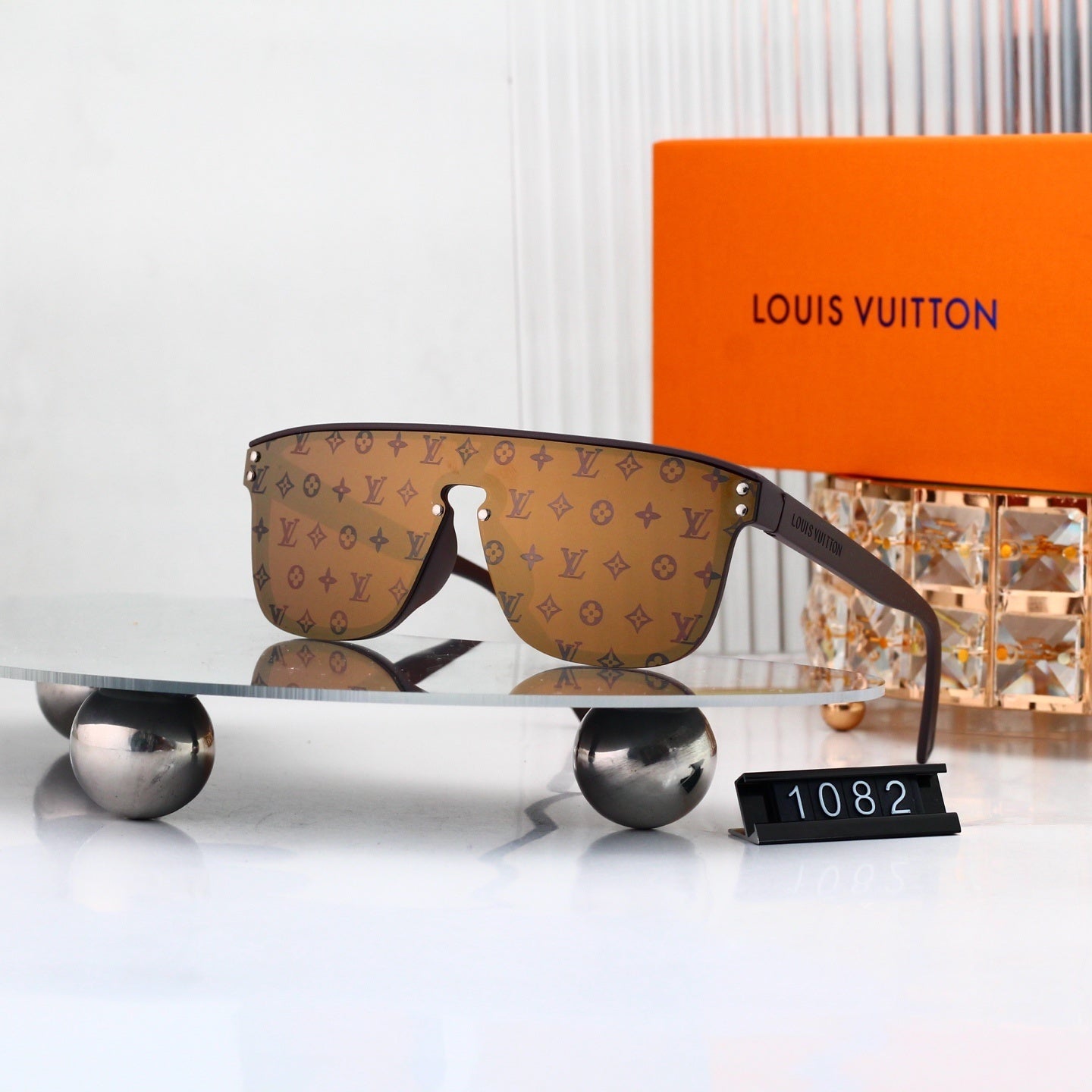 9 Colors Printed Fashion Sunglasses—1082
