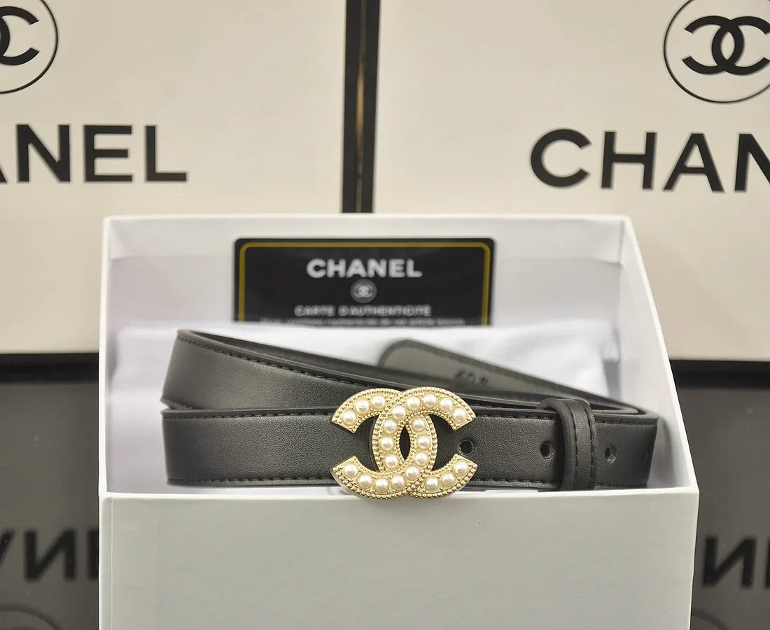 4 Colors fashion pearl belt