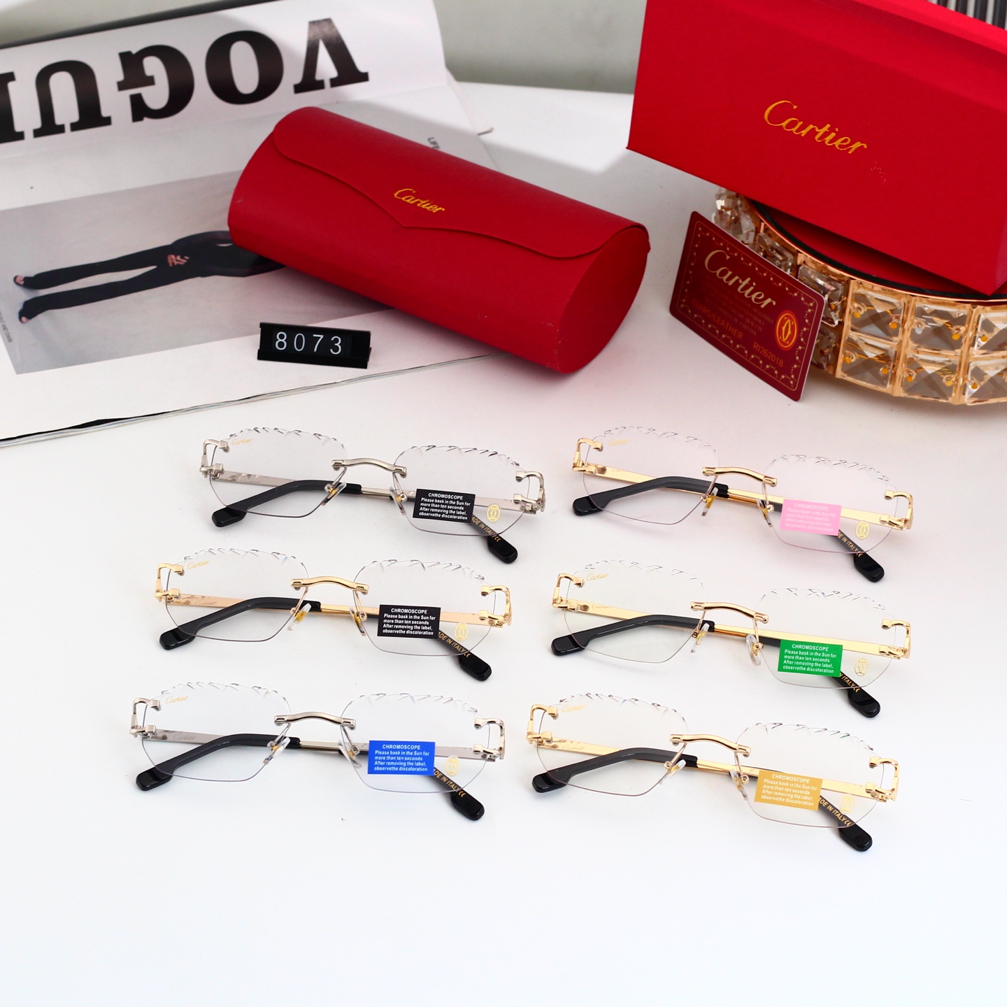 5 Colors Fashion Sunglasses 8073