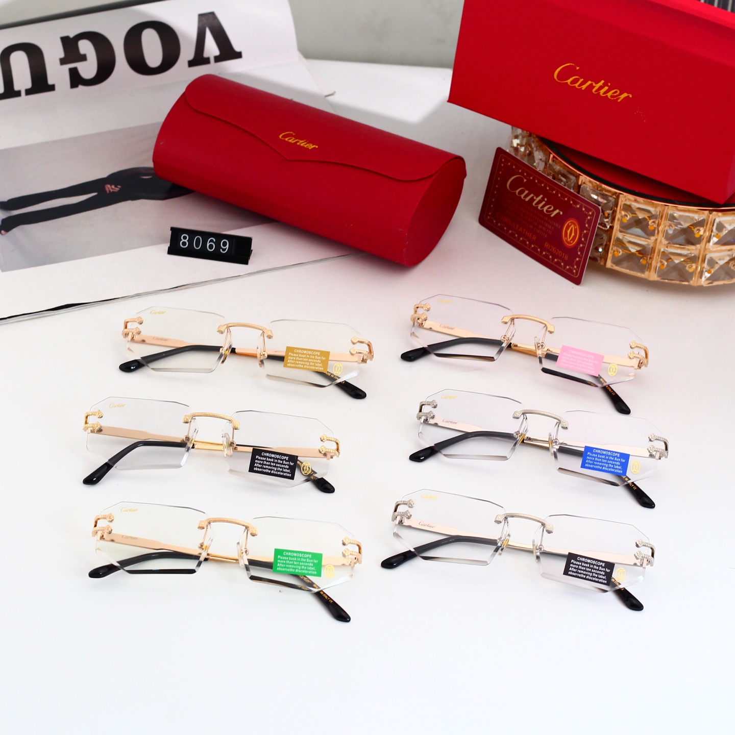 5 Colors Fashion Sunglasses 8069