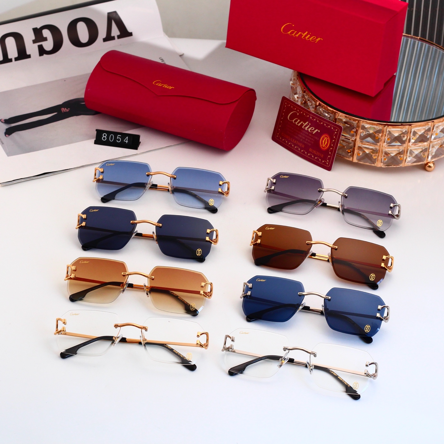 5 Colors Fashion Sunglasses 8054