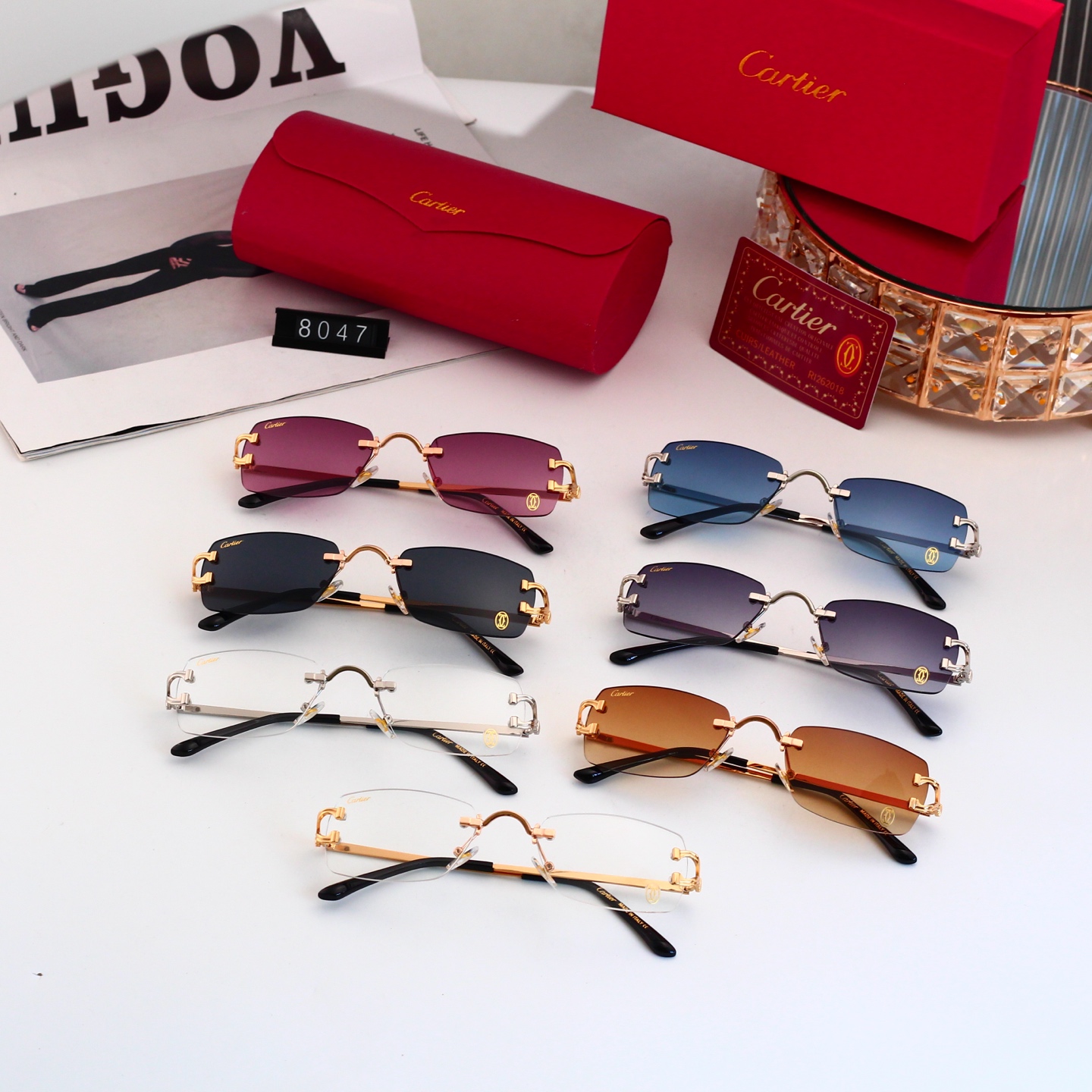 6 Colors Fashion Sunglasses 8047