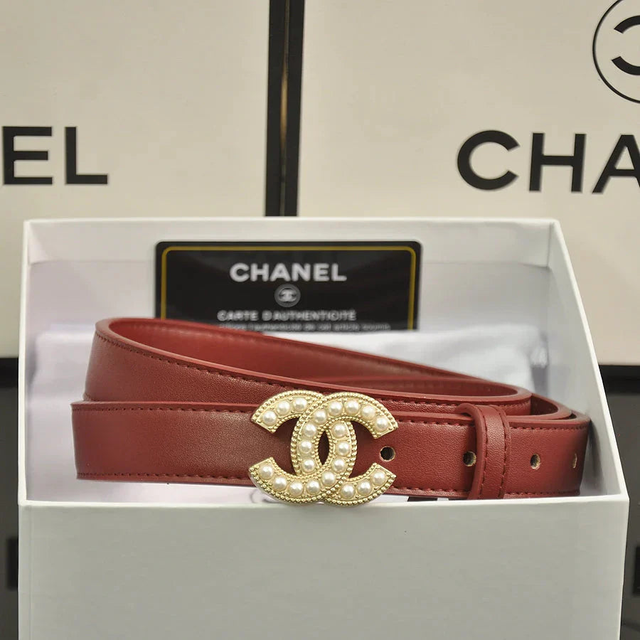 4 Colors fashion pearl belt