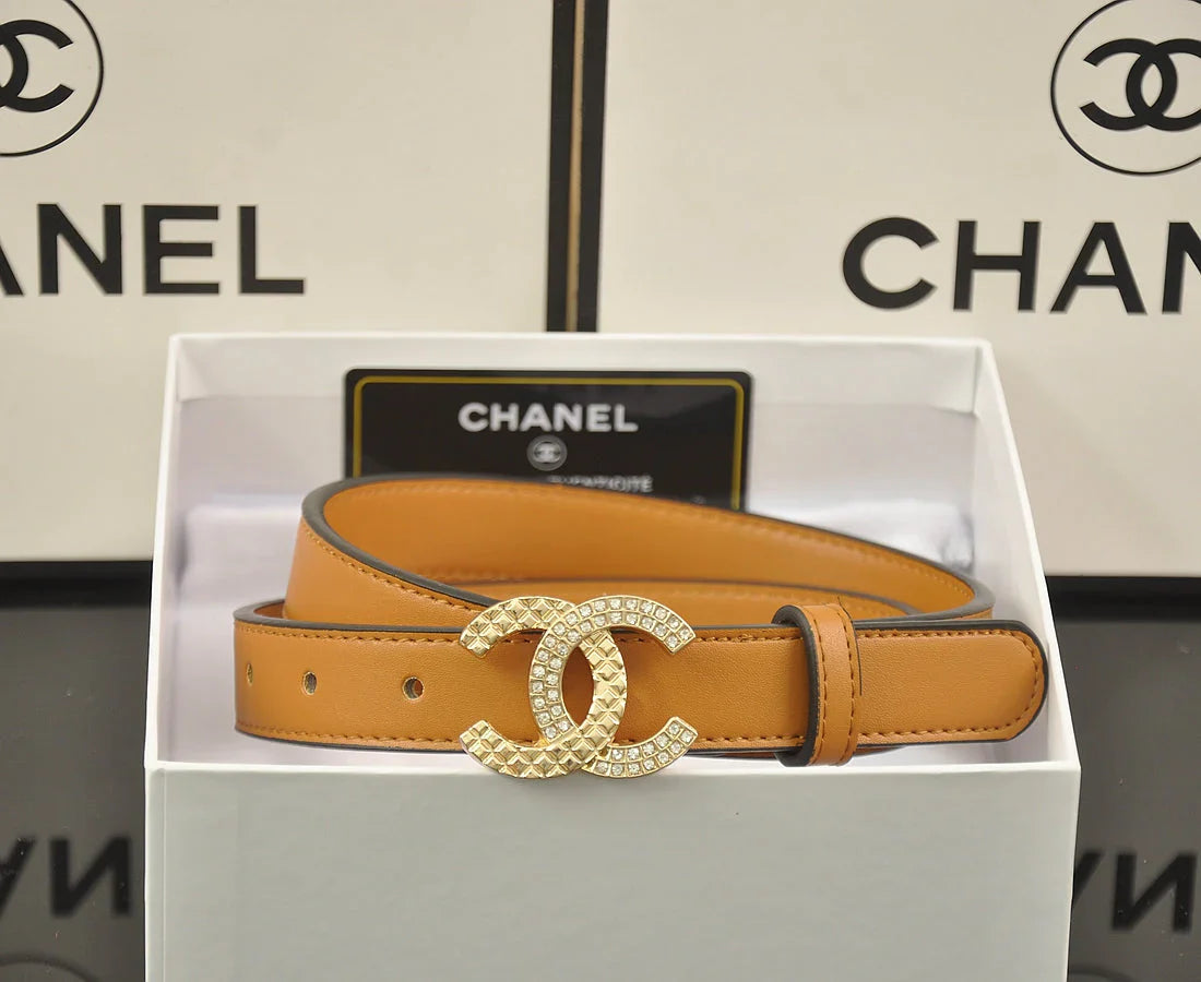 4 Colors fashion half rhinestone belt