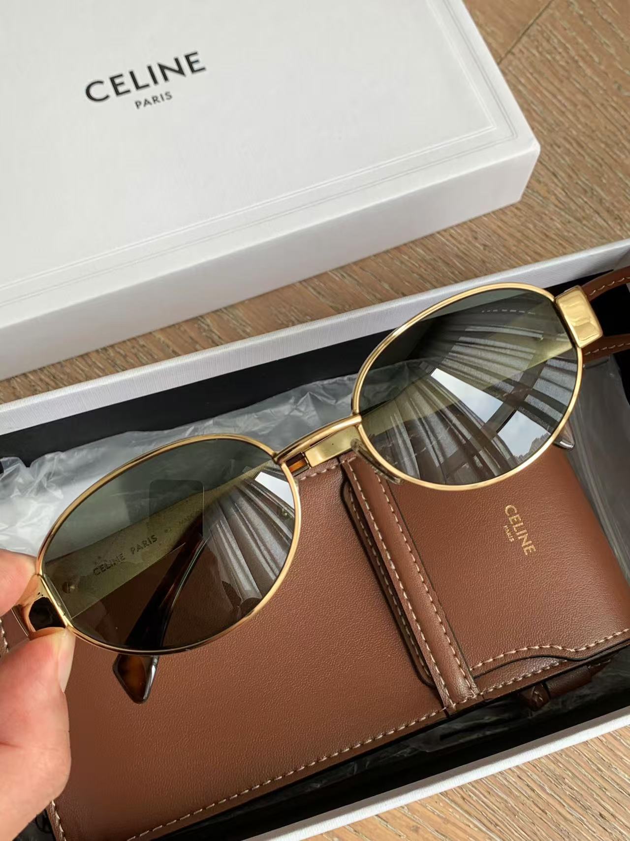 Retro classic fashion metal sunglasses