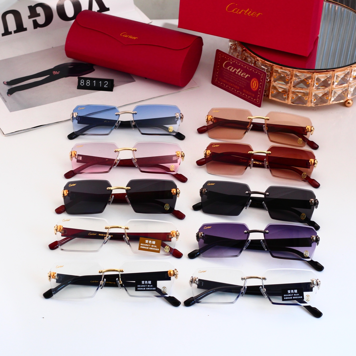 7 Colors Fashion Sunglasses 88112