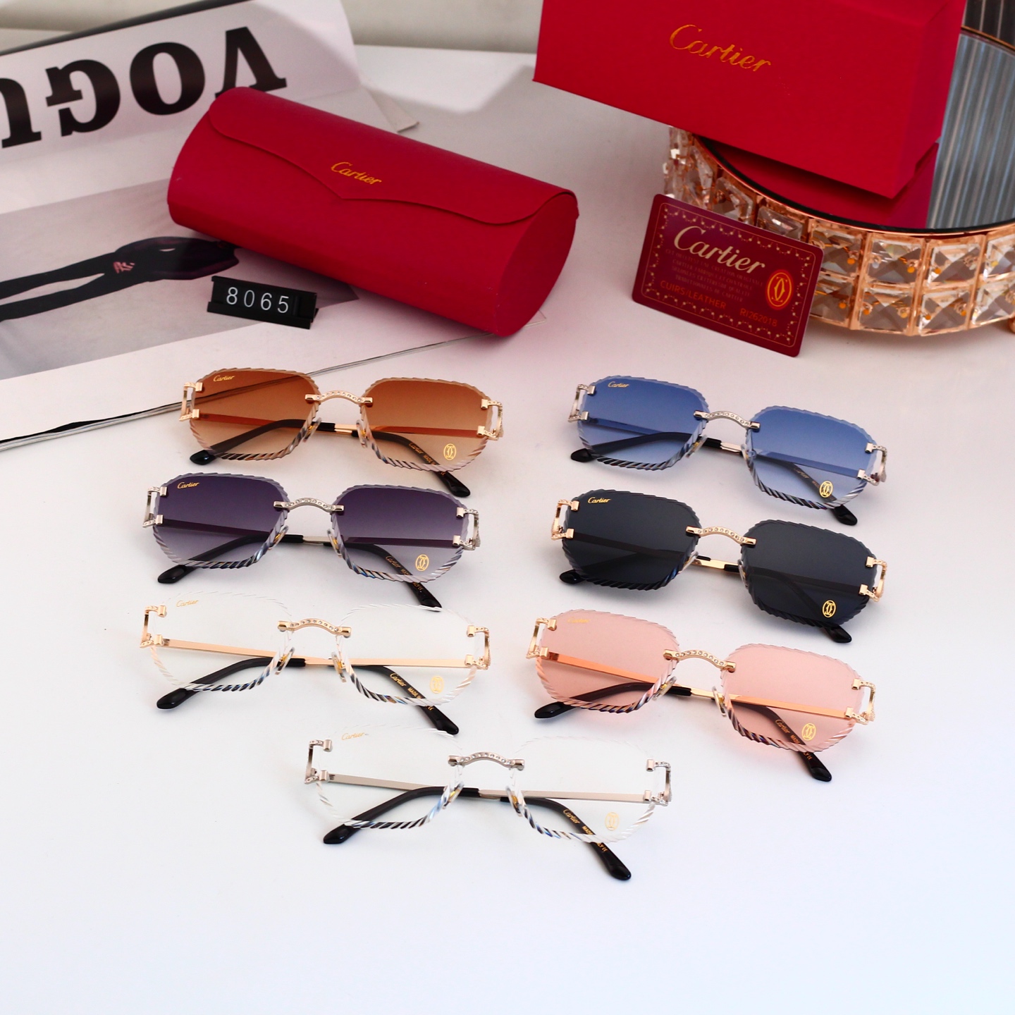6 Colors Fashion Sunglasses 8065