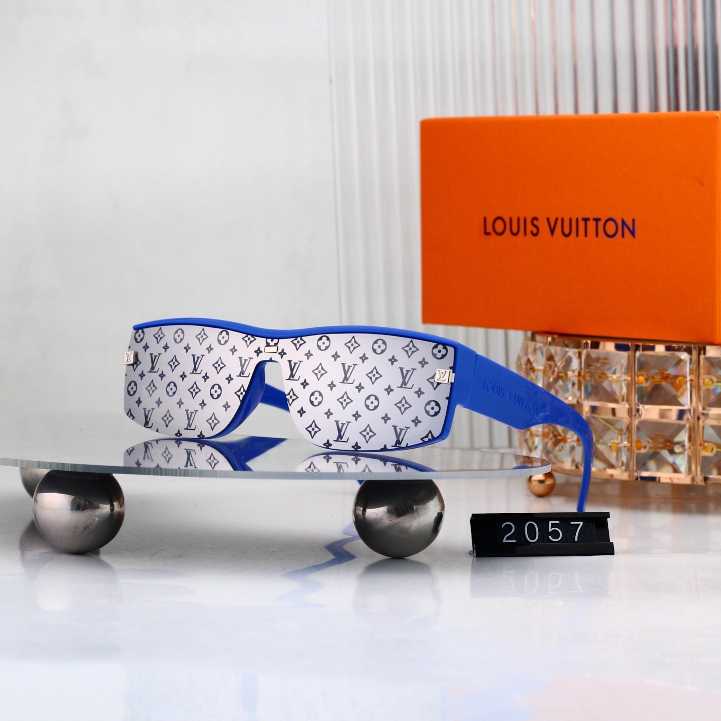 5 Colors Printed Fashion Sunglasses—2057