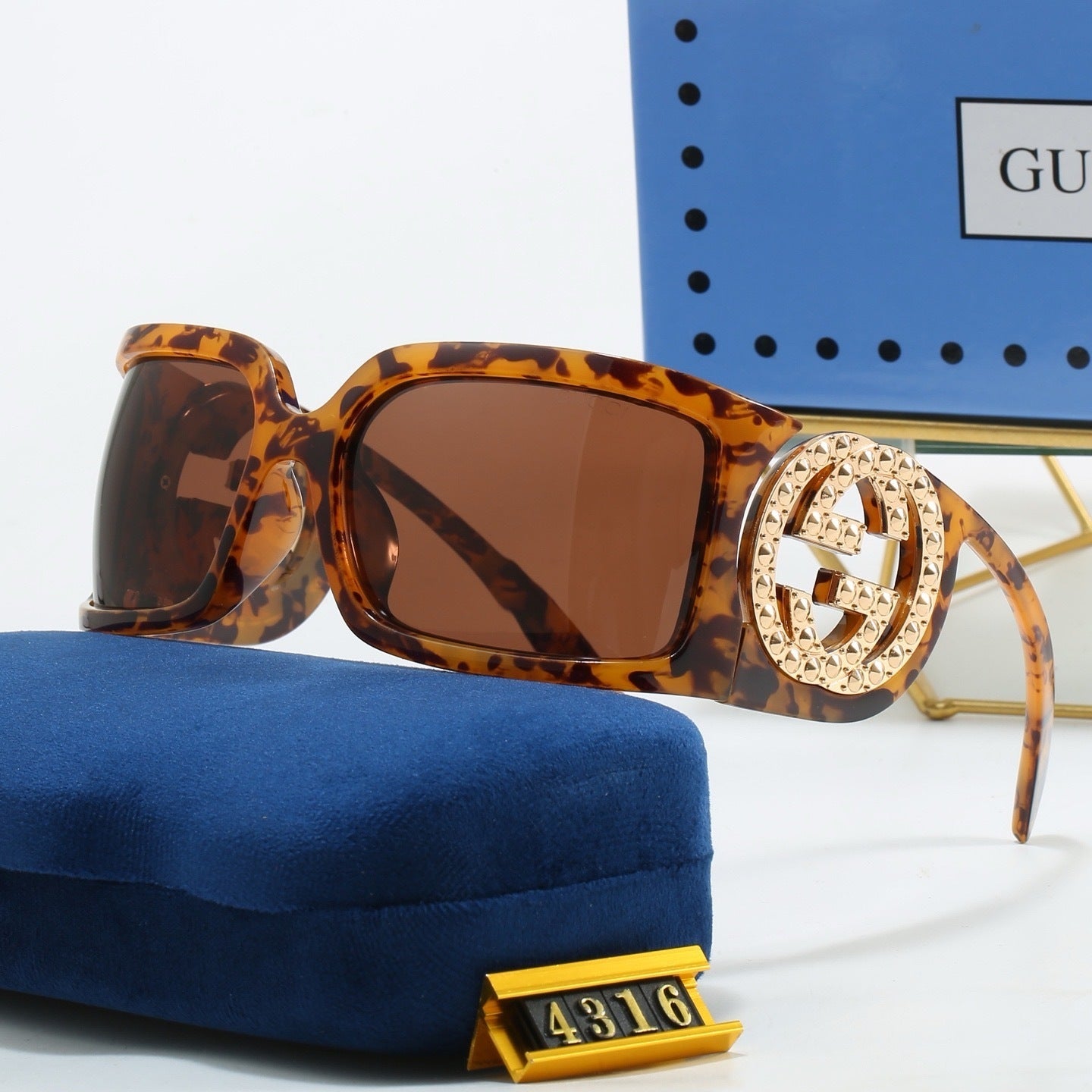 Big Frame 4 Colors Fashion Sunglasses—4316