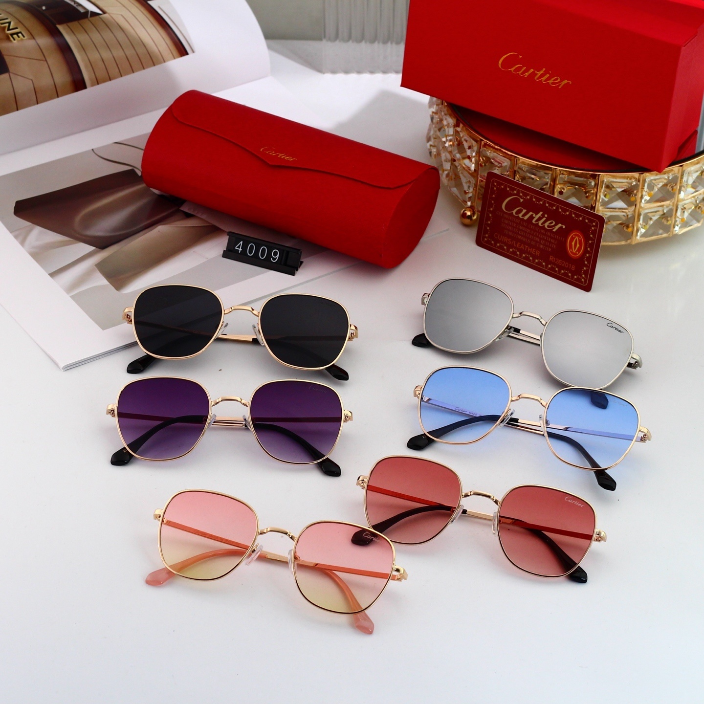 5 Colors Fashion Sunglasses—4009