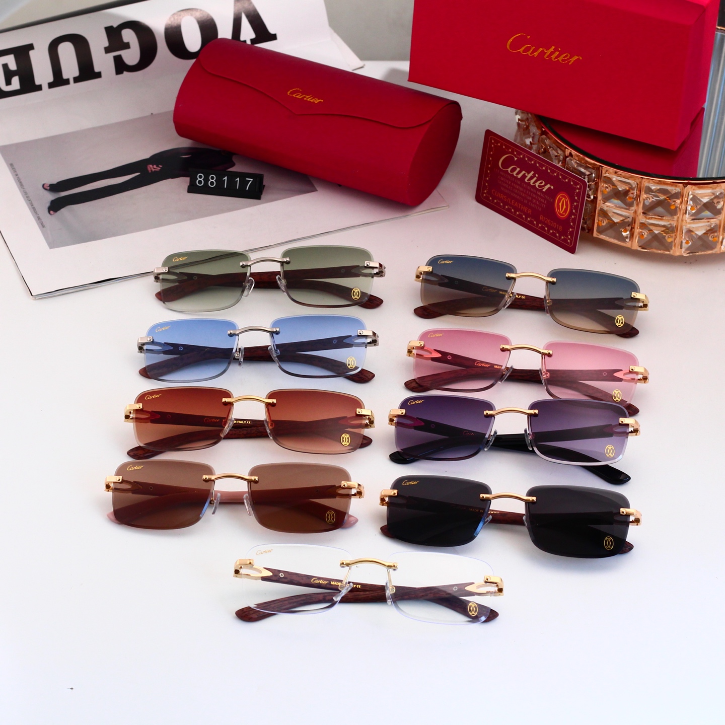 9 Colors Fashion Sunglasses 88117