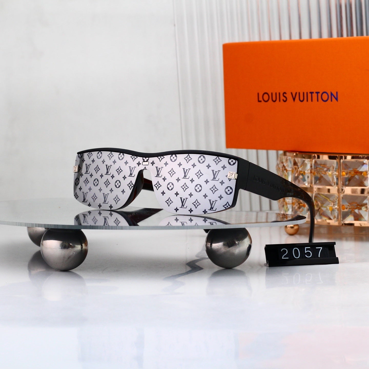 5 Colors Printed Fashion Sunglasses—2057