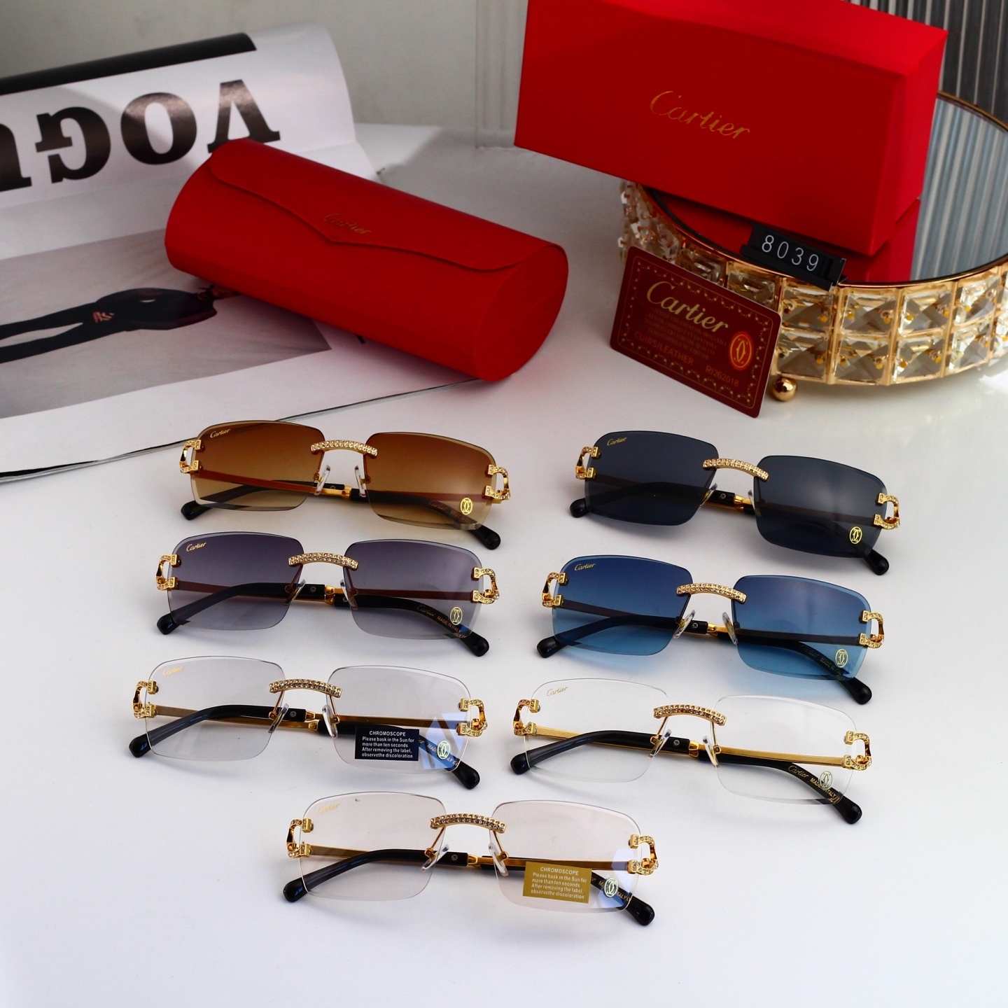 6 Colors Fashion Sunglasses—8039