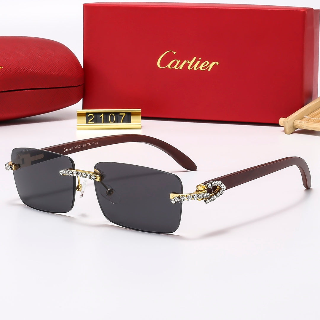 Diamond Frameless 6 Colors Sunglasses 2107