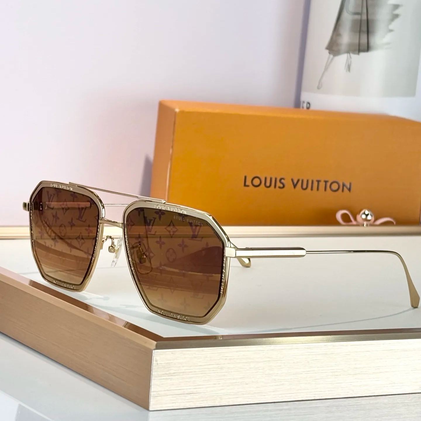 High-quality 8-color stylish square sunglasses