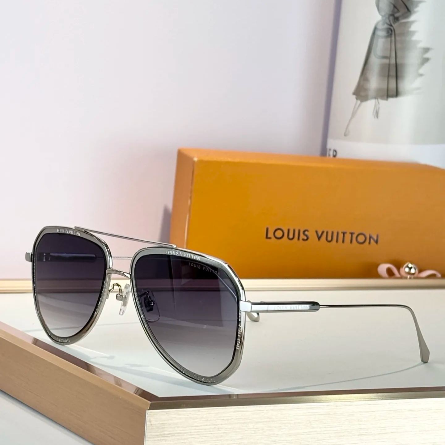 High-quality 7-color stylish round sunglasses