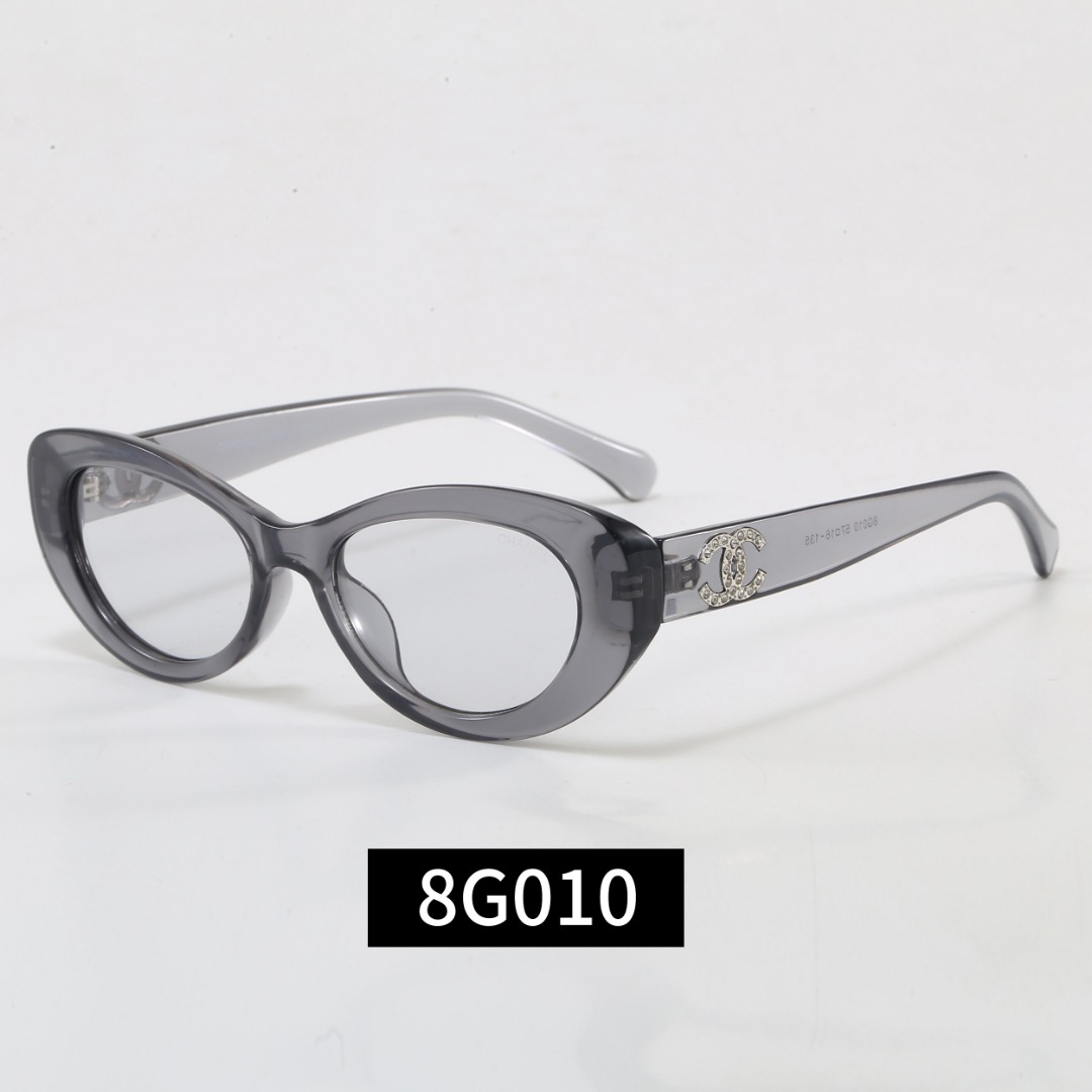 6-color oval exquisite sunglasses 8G010