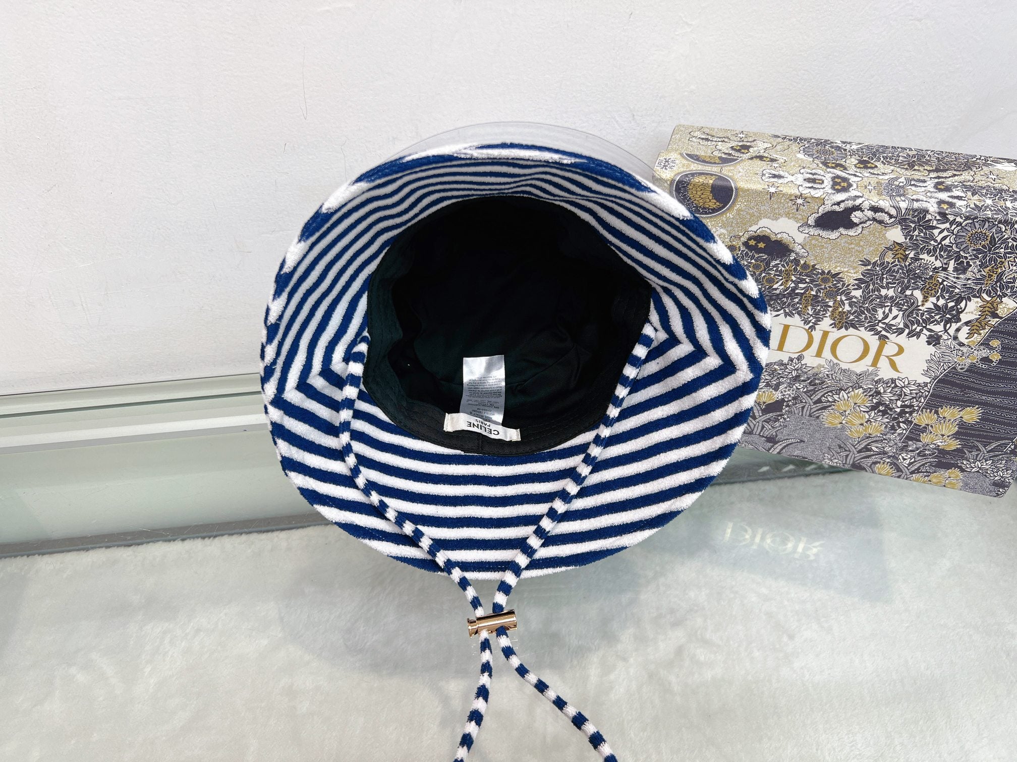 2 Color New autumn zebra print tie-up bucket hat