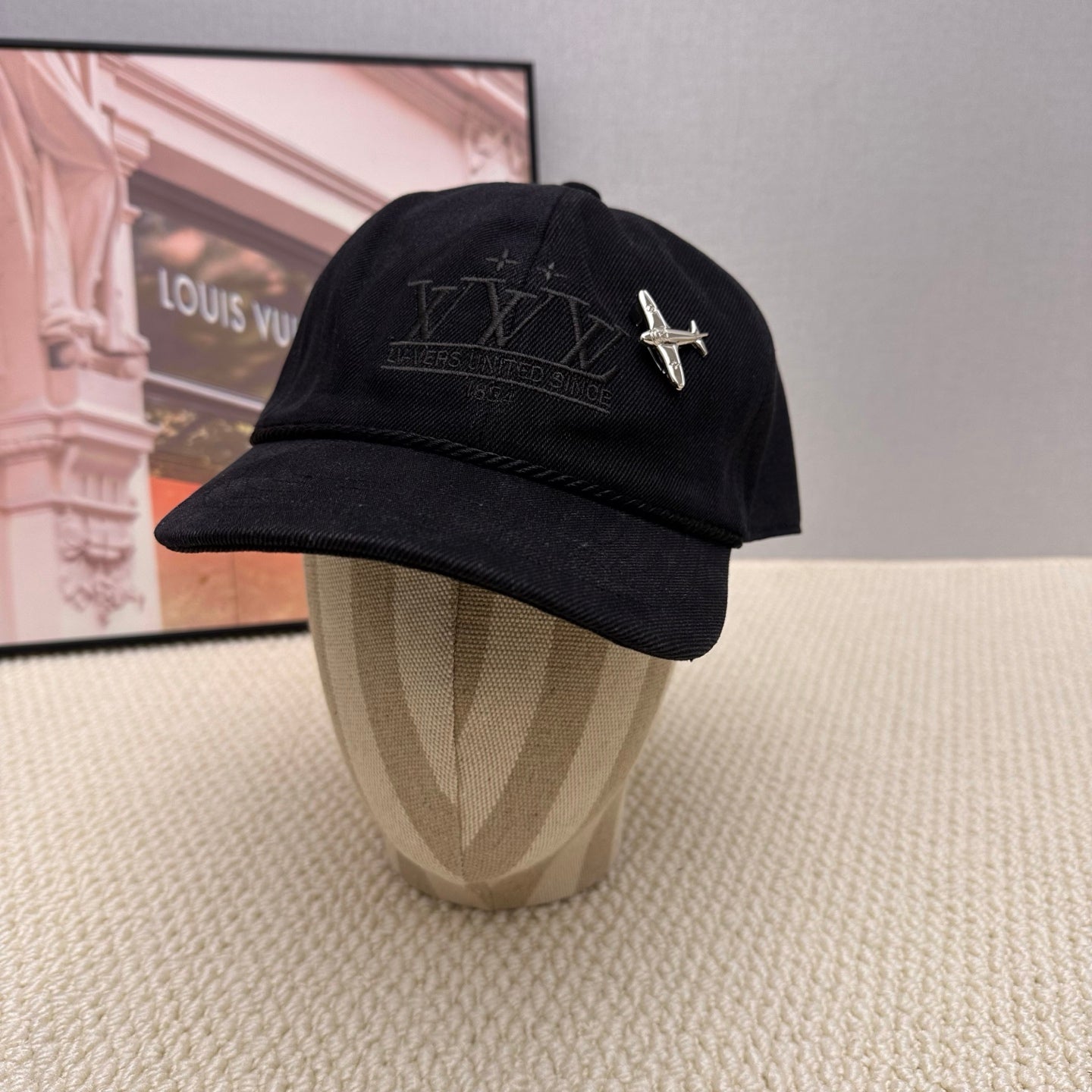 Classic washed denim baseball cap