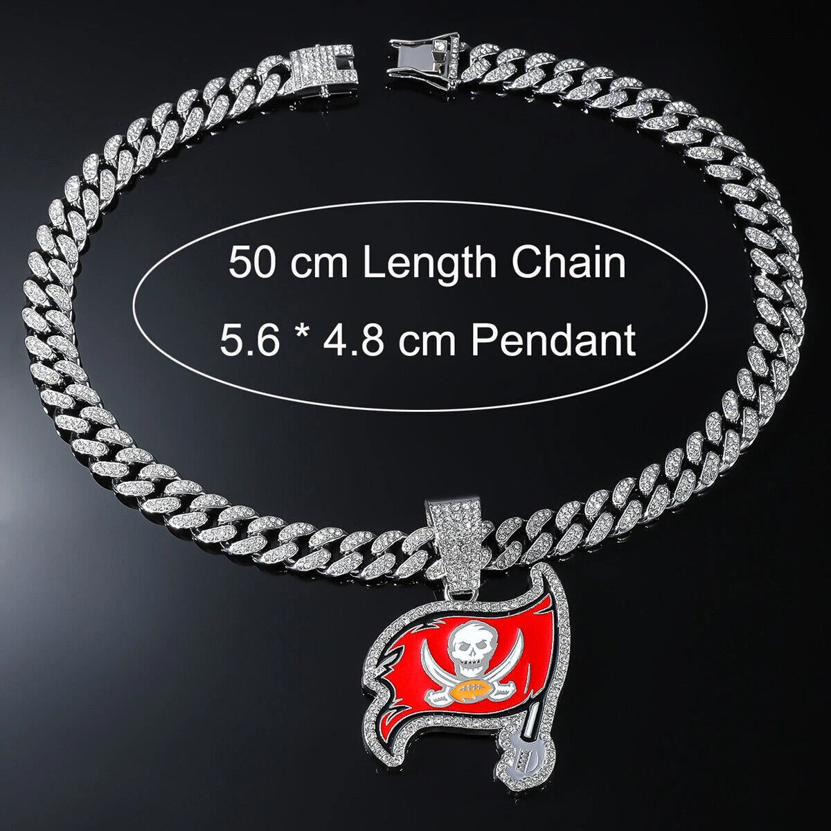 Rugby Cuban Chain Necklace 041