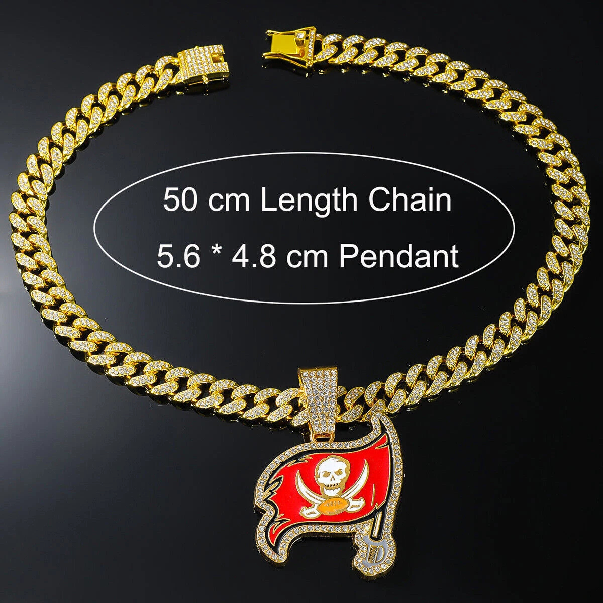 Rugby Cuban Chain Necklace 041